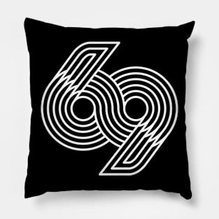 69 artwork Pillow