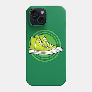 Bright Green Skate Sneaker Phone Case