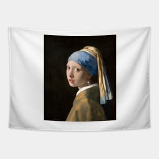 Girl With A Pearl Earring by Johannes Vermeer Tapestry