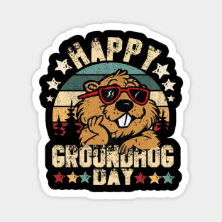 Happy Groundhod Day Magnet