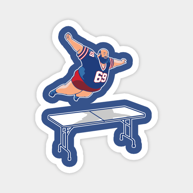 Mafia Table Dive Magnet by stayfrostybro