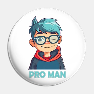 Funny Pro boy Pin