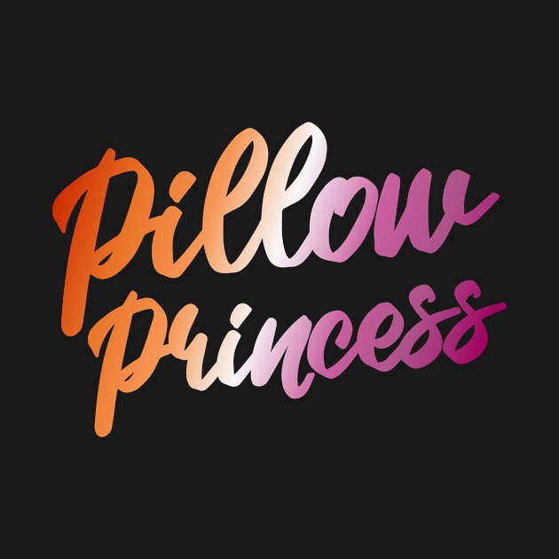 Pillow Princess Lesbian Pride Gay Girl LGBTQ by Anassein.os