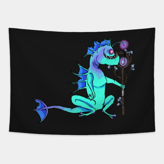 Sea Tee Tapestry by GrimKr33per