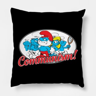 Smurfs - Communism dark Pillow