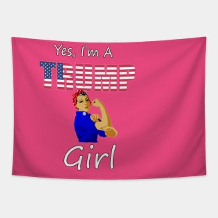 Trump Girl Tapestry