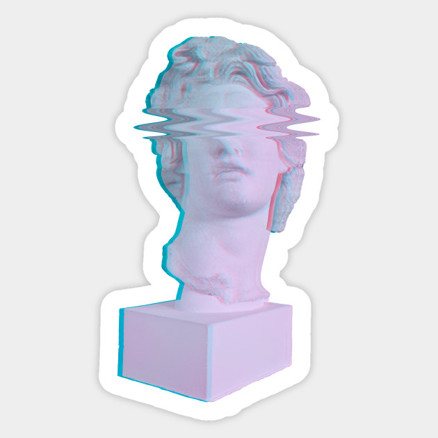 Roman Vaporwave - Vaporwave Aesthetic - Sticker | TeePublic