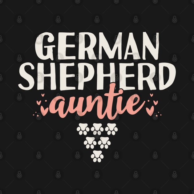 German Shepherd Auntie Gift by Tesszero