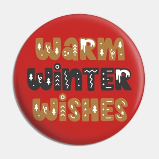 Warm winter wishes Pin