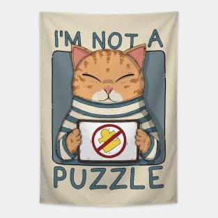 I'm Not A Puzzle Tapestry