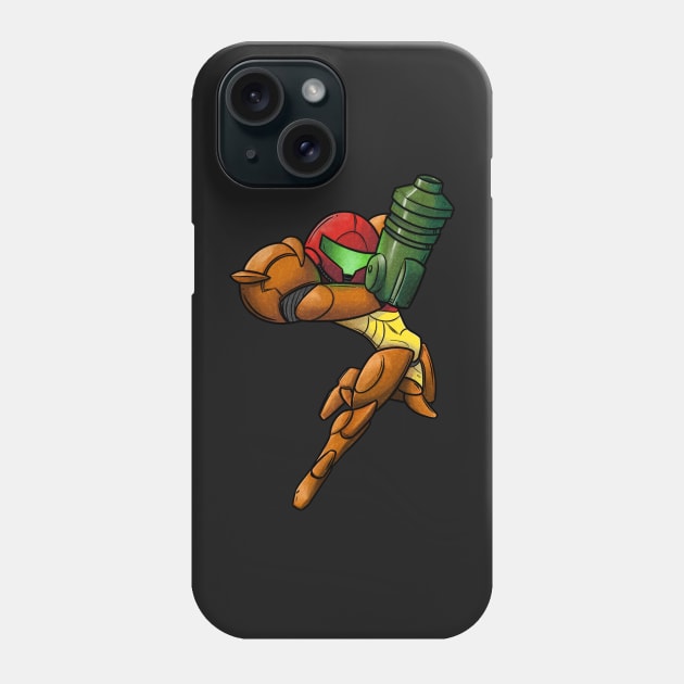 The Original Smashers - Samus Phone Case by thecamobot