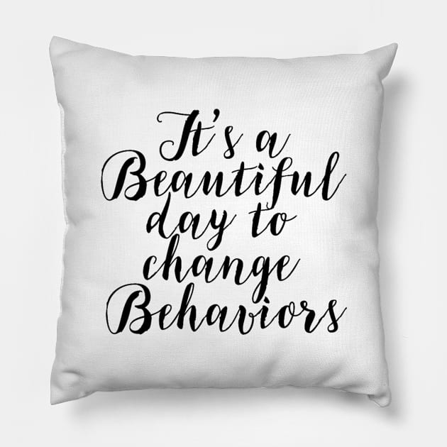 School Psychology Pillow by EtheLabelCo