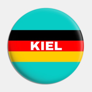 Kiel City in German Flag Pin