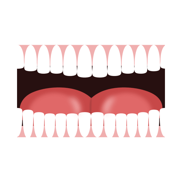 Mouth, teeth, tounge, smile by designInk