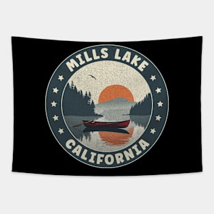 Mills Lake California Sunset Tapestry