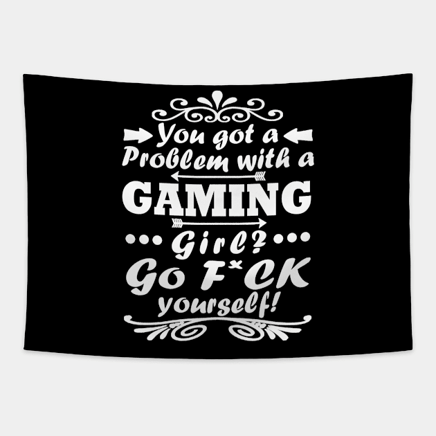 Esports Gaming gambling girls video games Tapestry by FindYourFavouriteDesign