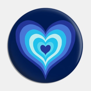 Blue Hearts Pin