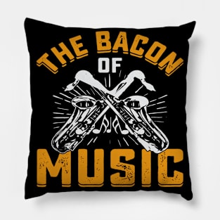 The Bacon of Music Design Saxophone Pillow