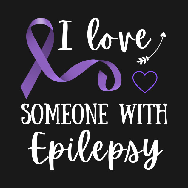 Epilepsy Awareness Month Seizure October November 17th Cancer Survivor Purple Ribbon Cancer Support Hope Love Mental Health Depression Anxiety Inspirational Motivational Gift Idea by EpsilonEridani