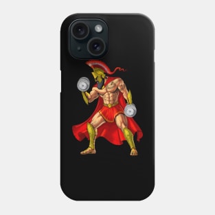 Spartan Warrior Bodybuilder Phone Case