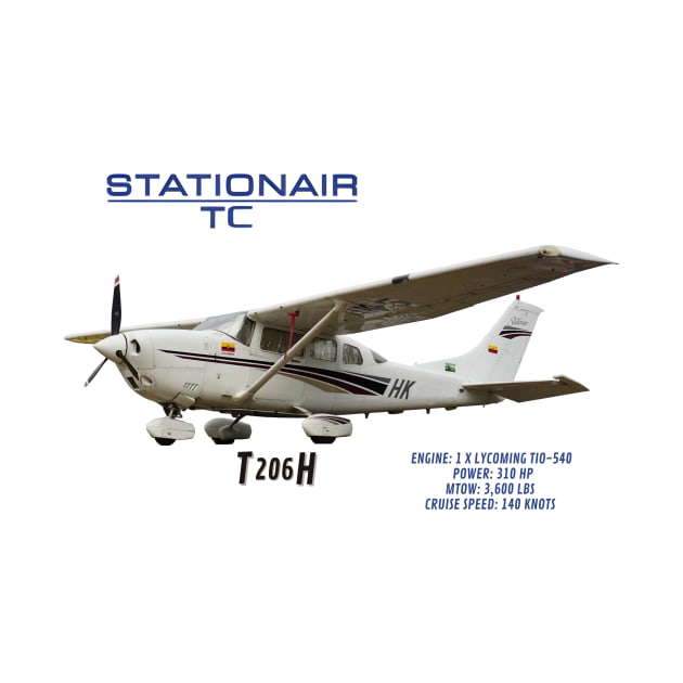 cessna 206 aircraft design by AERONAUTICA COL