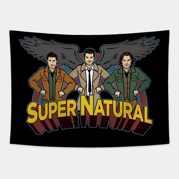 Super Natural Friends Tapestry by harebrained