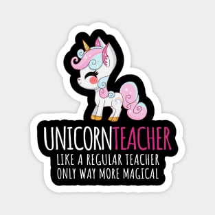 'Unicorn Teacher' Cute Teacher Magical Magnet