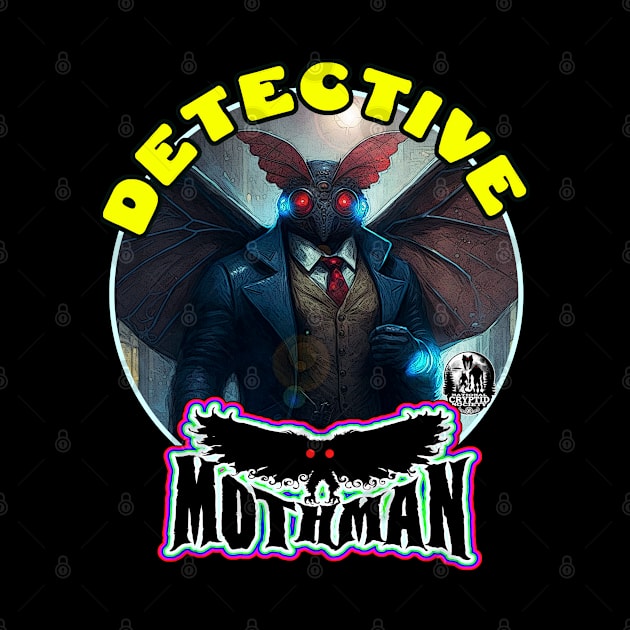 Detective Mothman Flying Humanoid Moth Crime Fighter Monster 2 by National Cryptid Society