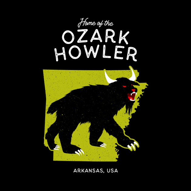 Home of the Ozark Howler - Arkansas, USA Cryptid by Strangeology