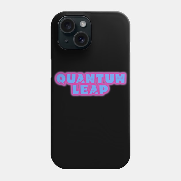 Quantum Leap Halftone Title Phone Case by MalcolmDesigns