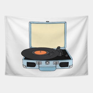 Vinyl Vintage Record Player Tapestry