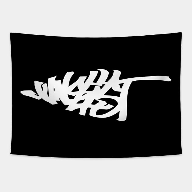 Junglist Grafitti Tapestry by KORAX