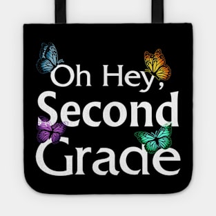 Back To School Second Grade Butterfly First Day Of School Tote