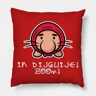 iN dIsGuIsE, zOoM! Pillow