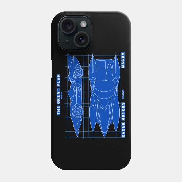 Mach 5 - The Great Plan Phone Case by DistractedGeek