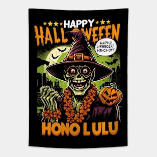 Honolulu Halloween Tapestry