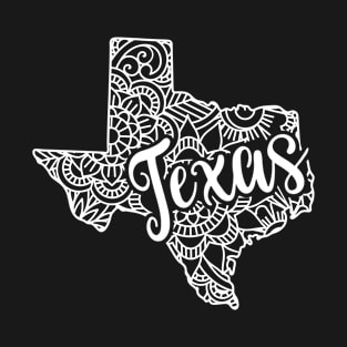 Texas USA Mandala Art Gift T-Shirt