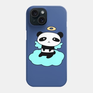 Angel Panda Sitting on a Cloud Phone Case