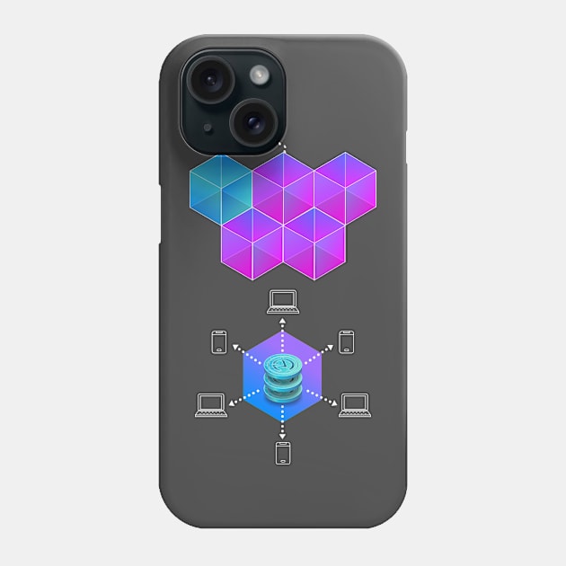 Mystery Blockchain Security Flow Phone Case by Markyartshop