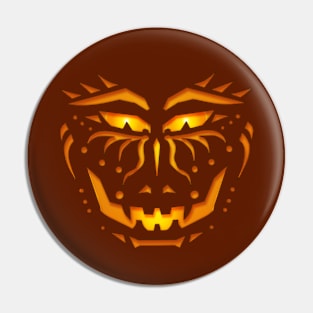 Pumpkin Face Pin