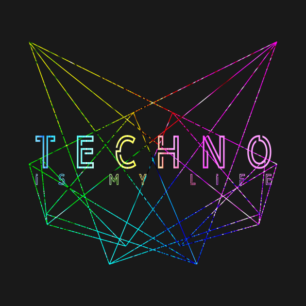 Techno EDM Music Laser Dance by shirtontour