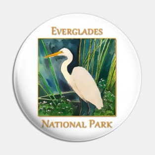 Everglades National Park, Great Egret Pin