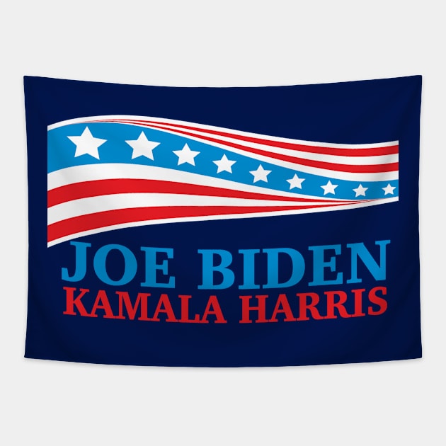 Joe Biden Kamala Harris 2020 American Flag Tapestry by epiclovedesigns