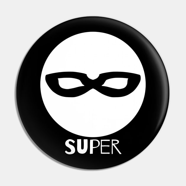 White Mask - Super Pin by Thedustyphoenix