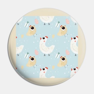 cute blue easter pattern Pin