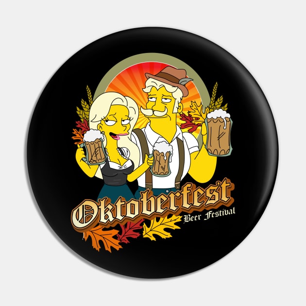 Oktoberfest Beer Festival Pin by Teesbyhugo