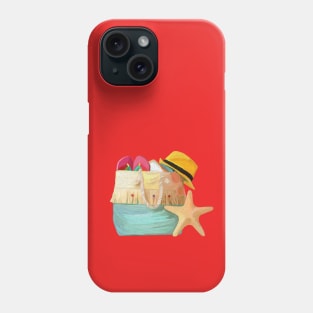 Sunny Beach Bag Phone Case