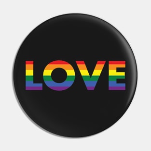 Love Is Love LGBTQ Pride Pin