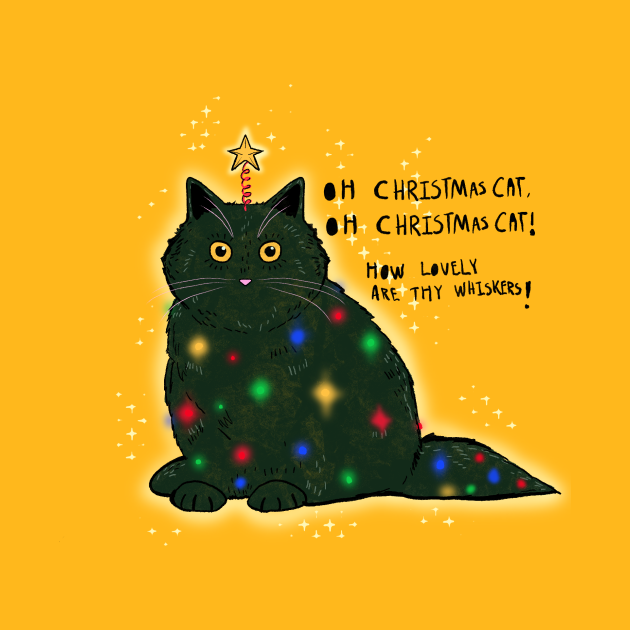 Disover Christmas Cat - Christmas Cat - T-Shirt