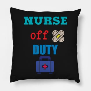 Nurse Off Duty-Summer Pillow